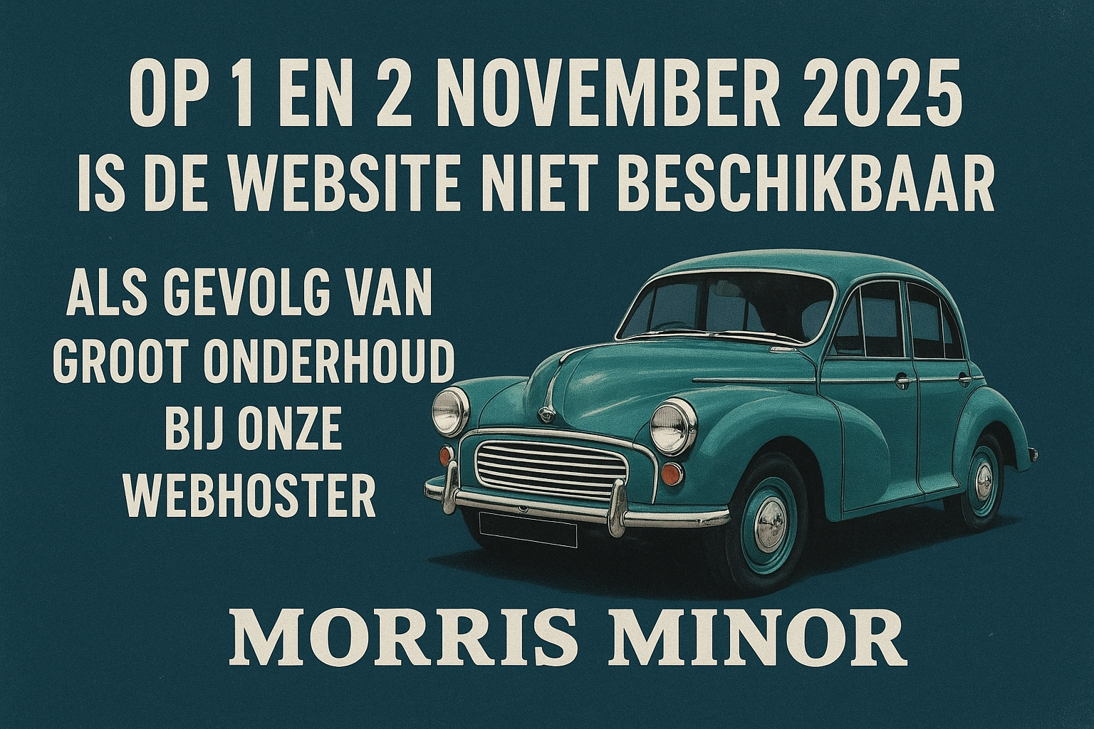 Website niet beschikbaar